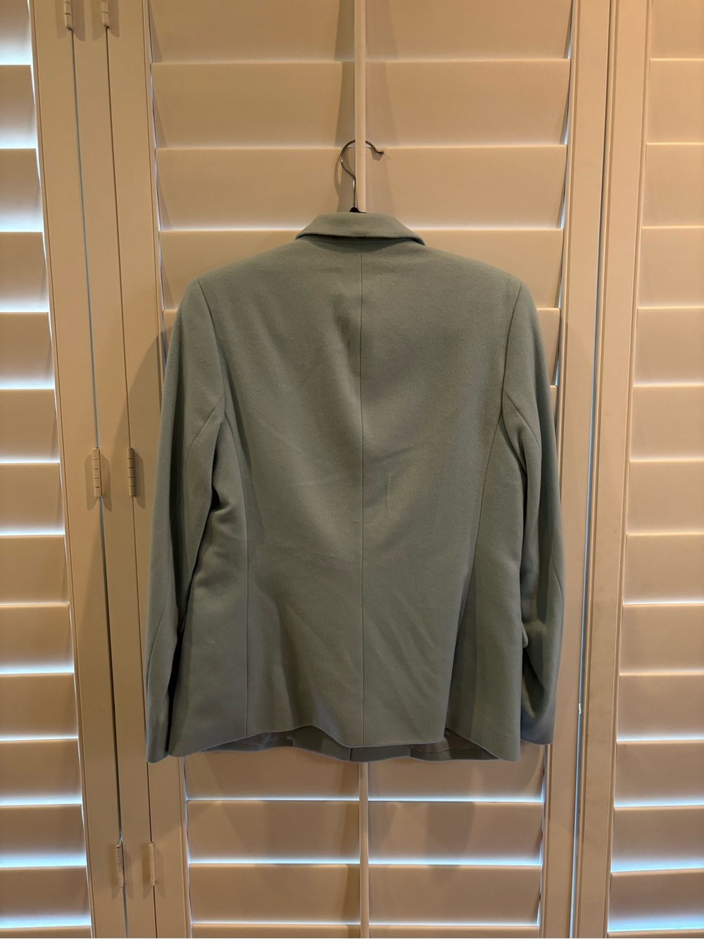 Dana Buchman Light Aqua 100% Cashmere Women's Blazer Jacket - Picture 2 of 3